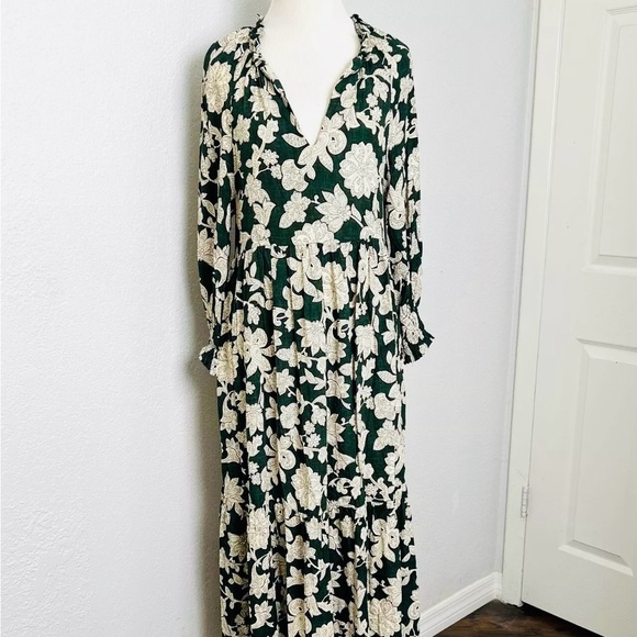 green emerald velvet dress NEW Zara Green Polka Dots Sleeveless Cami Camisole Midi Tank Wrap Dres –  Brie main image 1